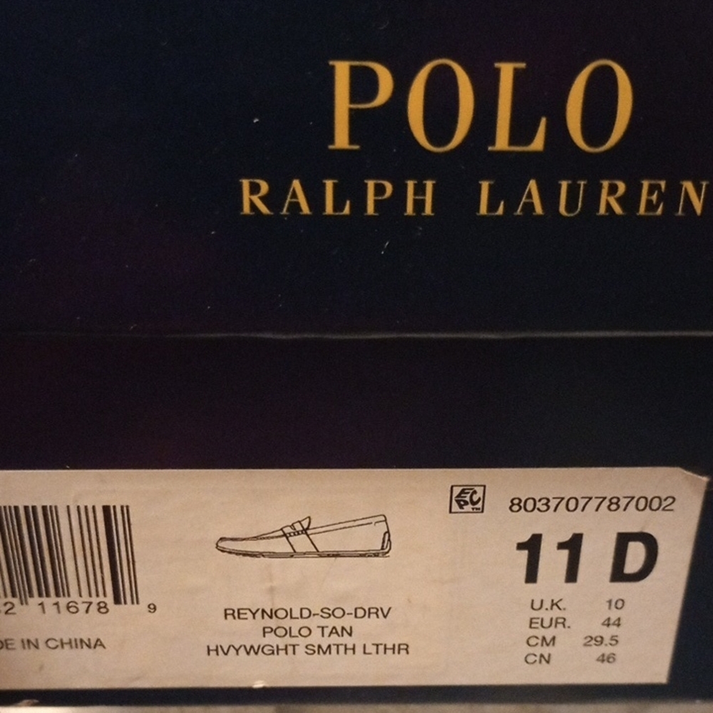Polo by Ralph Lauren Tan Leather Loafers